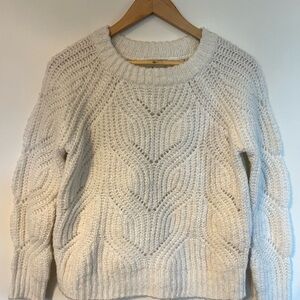 Cozy Knit Sweater - Cream